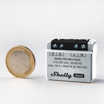 Shelly Plus PM Mini Gen3 – WLAN & Bluetooth Schaltaktor Unterputz 16A Smart Home